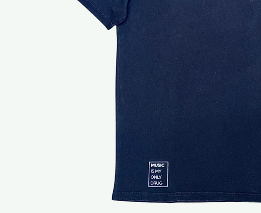 T-shirt black vintage “Music Is My Only Drug” – Note.Paris