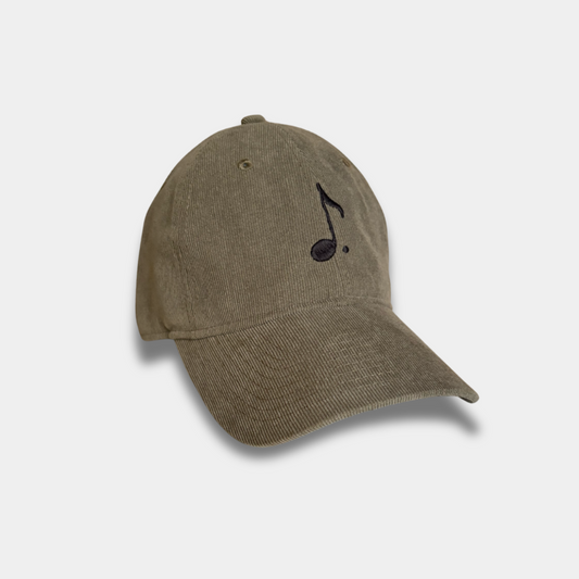 Casquette kaki en velours côtelé recyclé – Note.Paris