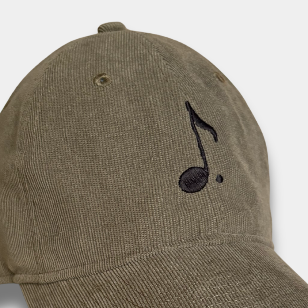 Casquette kaki en velours côtelé recyclé – Note.Paris